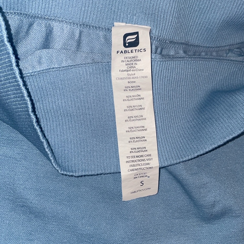 Fabletics Size Small Light Blue - image 4